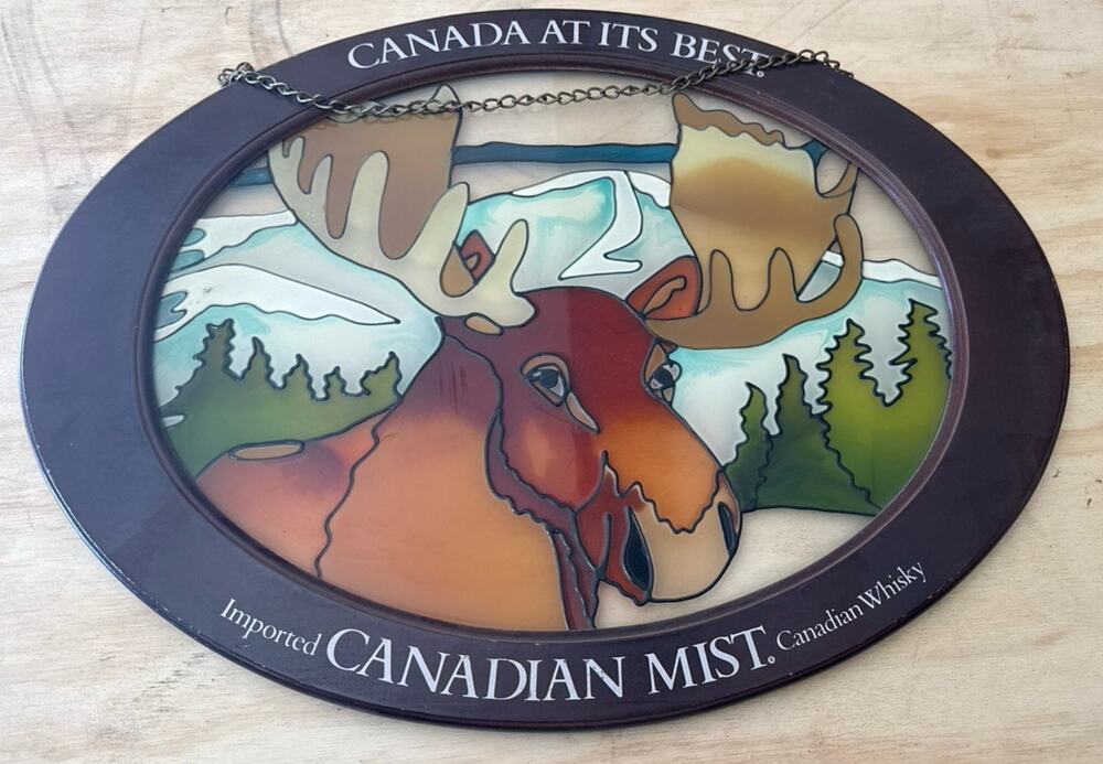 CANADIAN MIST CANADIAN WHISKEY BAR SIGN Limited Edition Moose